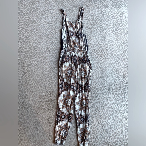 Cleobella Taka Moroccan Print Sleeveless Tie Waist Jumpsuit, size S - Picture 10 of 10